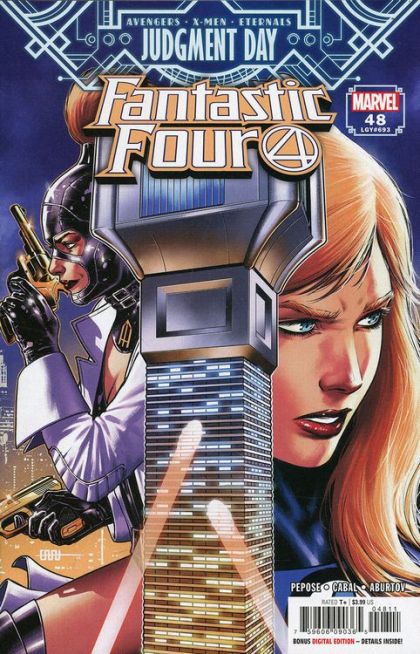 Fantastic Four, Vol. 6 A.X.E.: Judgment Day - The Taking of Baxter 1-2-3-4, Part Two: Invisible Women |  Issue#48A | Year:2022 | Series: Fantastic Four | Pub: Marvel Comics | CAFU Regular