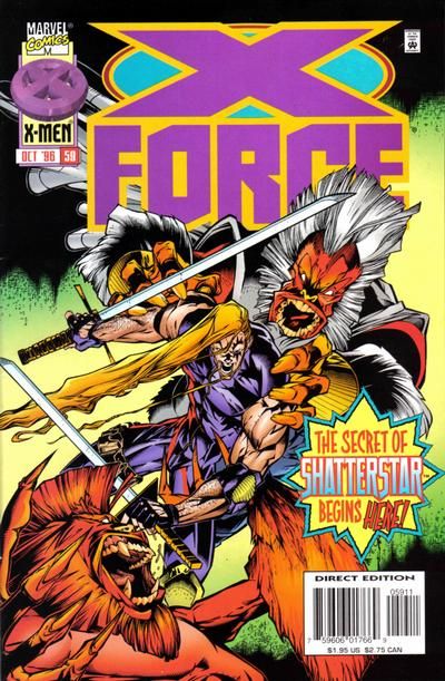 X-Force, Vol. 1 Are You Now Or Have You Ever Been? |  Issue#59A | Year:1996 | Series: X-Force | Pub: Marvel Comics |