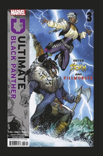 Ultimate Black Panther  |  Issue#3F | Year:2024 | Series:  | Pub: Marvel Comics | 2nd Printing Stefano Caselli