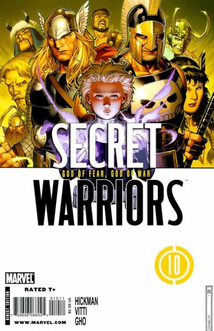 Secret Warriors God of Fear, God of War, Part Four |  Issue#10A | Year:2009 | Series:  | Pub: Marvel Comics | Direct Edition