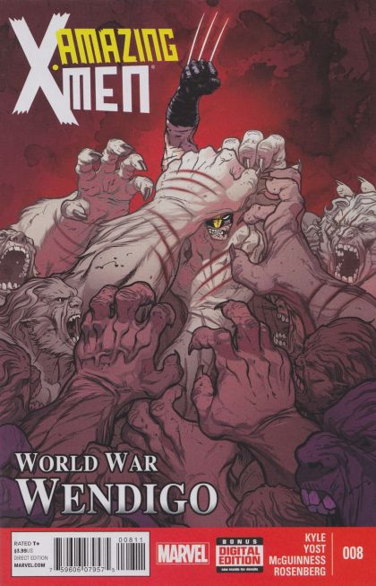 Amazing X-Men, Vol. 2 World War Wendigo, Part 1 |  Issue#8 | Year:2014 | Series: X-Men | Pub: Marvel Comics |
