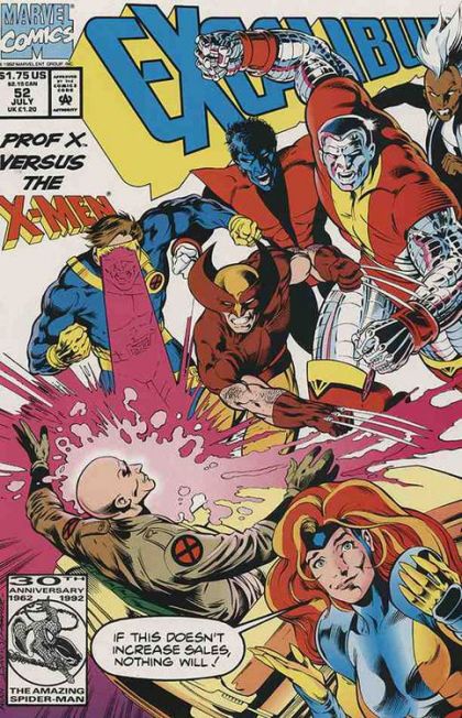 Excalibur, Vol. 1 All You Ever Wanted to Know About Phoenix... But Were Afraid to Ask |  Issue#52A | Year:1992 | Series: Excalibur | Pub: Marvel Comics | Direct Edition