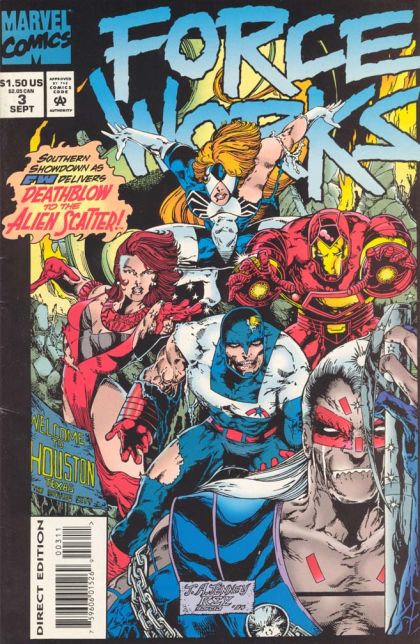Force Works Deathblow |  Issue#3A | Year:1994 | Series: Force Works | Pub: Marvel Comics | Direct Edition