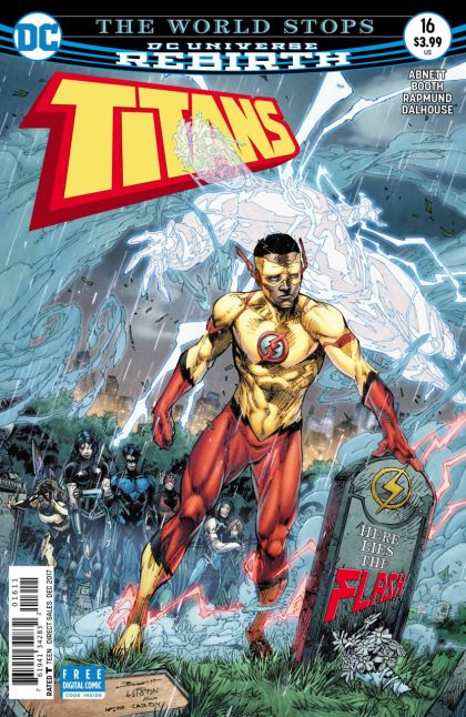 Titans, Vol. 3 The World Stops, Part One |  Issue#16A | Year:2017 | Series:  | Pub: DC Comics | Regular Brett Booth & Norm Rapmund Cover