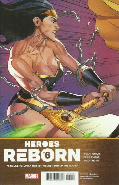 Heroes Reborn, Vol. 2 The Last Utopian Meets the Last Son of the Gods |  Issue#6A | Year:2021 | Series:  | Pub: Marvel Comics | Regular Leinil Francis Yu Cover
