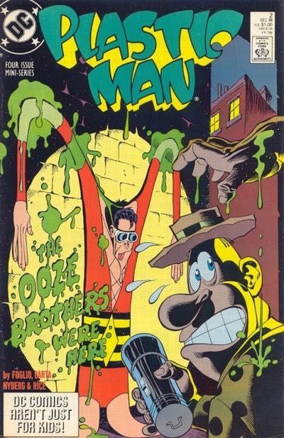Plastic Man, Vol. 2 The Ooze Brothers |  Issue#2A | Year:1988 | Series: Plastic Man | Pub: DC Comics | Direct Edition