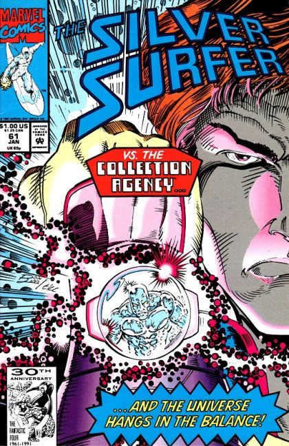 Silver Surfer, Vol. 3 Carrier |  Issue#61A | Year:1991 | Series: Silver Surfer | Pub: Marvel Comics |