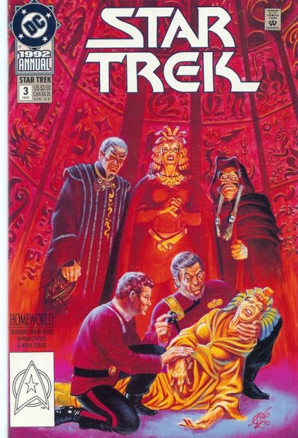 Star Trek, Vol. 2 Annual Homeworld |  Issue#3A | Year:1992 | Series: Star Trek | Pub: DC Comics | Direct Edition