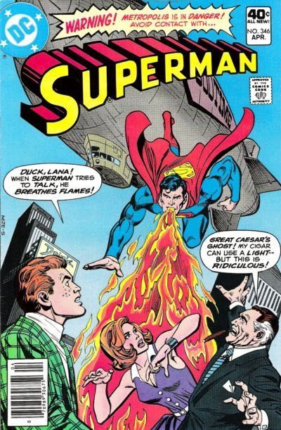 Superman, Vol. 1 Superman's Streak of Bad Luck |  Issue#346A | Year:1980 | Series: Superman | Pub: DC Comics |
