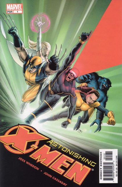 Astonishing X-Men, Vol. 3 Gifted, Part 1 |  Issue#1B | Year:2004 | Series: X-Men | Pub: Marvel Comics | John Cassaday Incentive Variant (1:50)
