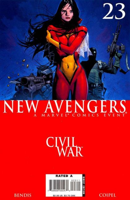 New Avengers, Vol. 1 Civil War - New Avengers: Disassembled, Part Three |  Issue#23A | Year:2006 | Series:  | Pub: Marvel Comics | Olivier Coipel Regular