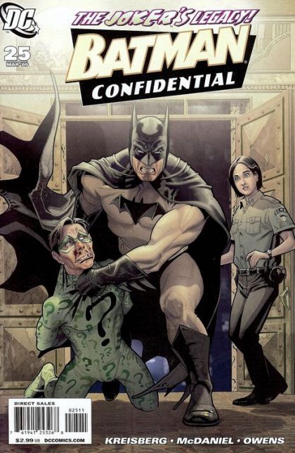 Batman Confidential Do You Understand These Rights?, Part 4 ...Be Used Against You. |  Issue#25A | Year:2009 | Series:  | Pub: DC Comics | Direct Edition