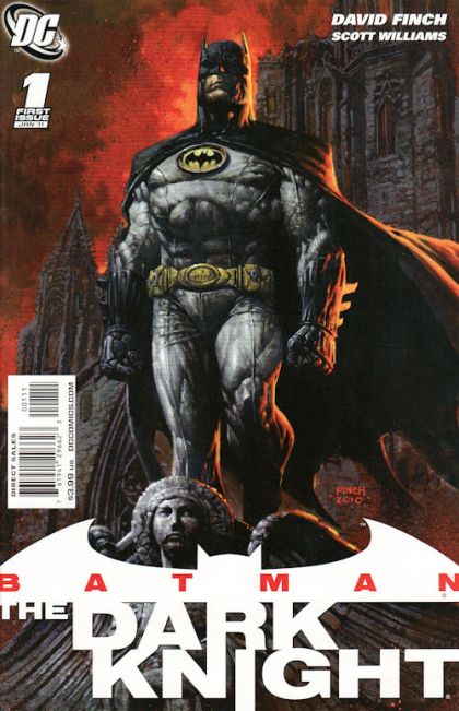 Batman: The Dark Knight, Vol. 1 Golden Dawn, Part One |  Issue#1A | Year:2010 | Series: Batman | Pub: DC Comics | David Finch Regular Cover