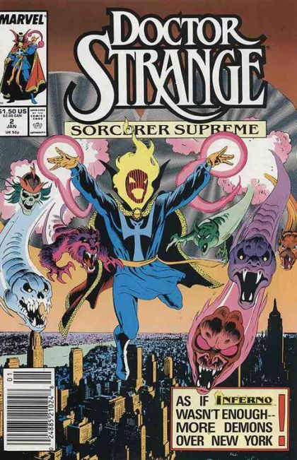 Doctor Strange: Sorcerer Supreme, Vol. 1 The Unbearable Light of Being |  Issue#2B | Year:1988 | Series: Doctor Strange | Pub: Marvel Comics | Newsstand Edition