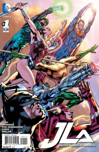 Justice League of America, Vol. 4 Power and Glory, Part One |  Issue#1A | Year:2015 | Series:  | Pub: DC Comics | Bryan Hitch Regular Cover