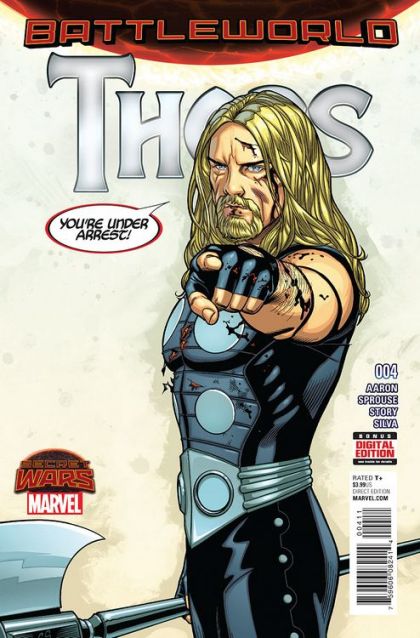 Thors Secret Wars: Battleworld - Excessive Thunder |  Issue#4A | Year:2015 | Series: Thor | Pub: Marvel Comics | Chris Sprouse Regular Cover