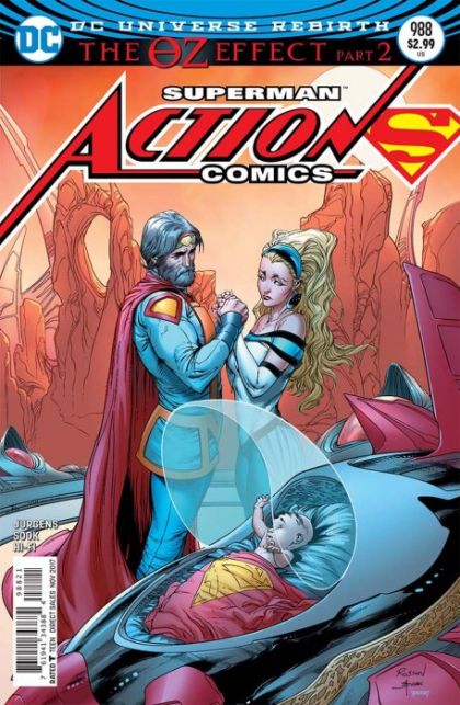 Action Comics, Vol. 3 The Oz Effect, Part Two |  Issue#988B | Year:2017 | Series: Superman | Pub: DC Comics | Robinson Rocha Non-Lenticular Variant