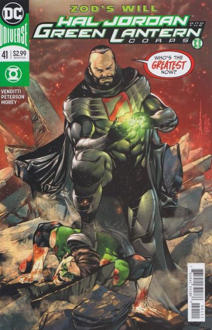 Hal Jordan and the Green Lantern Corps Zod's Will, Conclusion: The Rule Of Law |  Issue#41A | Year:2018 | Series: Green Lantern | Pub: DC Comics | Regular Rafa Sandoval & Jordi Tarragona Cover