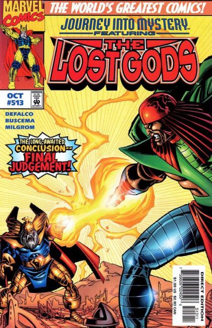 Journey Into Mystery, Vol. 1 Final Jeopardy! |  Issue#513A | Year:1997 | Series: Thor | Pub: Marvel Comics | Direct Edition