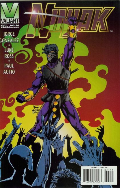 Ninjak, Vol. 1 Uncharted Territory, Uncharted Territory Part 2 |  Issue#24 | Year:1995 | Series: Ninjak | Pub: Valiant Entertainment |