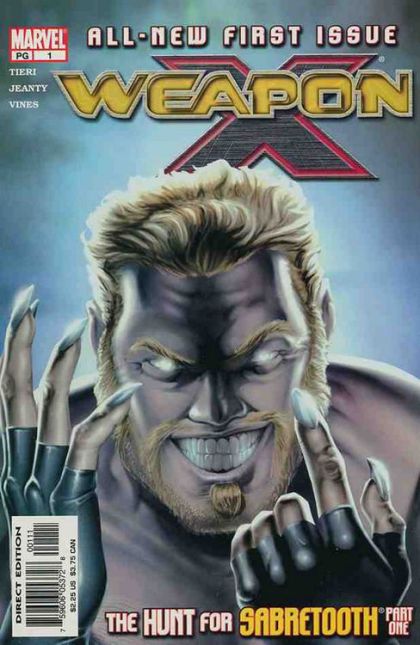 Weapon X, Vol. 2 The Hunt For Sabretooth, Part 1 |  Issue#1A | Year:2002 | Series: Weapon X | Pub: Marvel Comics | Direct Edition