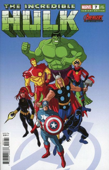 The Incredible Hulk, Vol. 4  |  Issue#7C | Year:2023 | Series:  | Pub: Marvel Comics | Tim Levins Avengers 60th Anniversary Variant