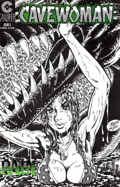 Cavewoman: Rain Missing McDonalds |  Issue#3A | Year:1997 | Series:  | Pub: Caliber Comics |