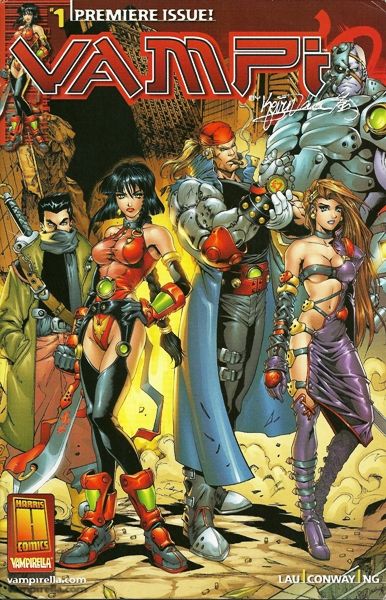 Vampi Switchblade Kiss, Part 1 |  Issue#1G | Year:2000 | Series: Vampi | Pub: Harris Comics | Limited Edition: Limited to 2,500 copies