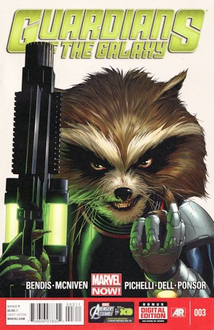 Guardians of the Galaxy, Vol. 3  |  Issue#3A | Year:2013 | Series: Guardians of the Galaxy | Pub: Marvel Comics | Regular Steve McNiven Cover