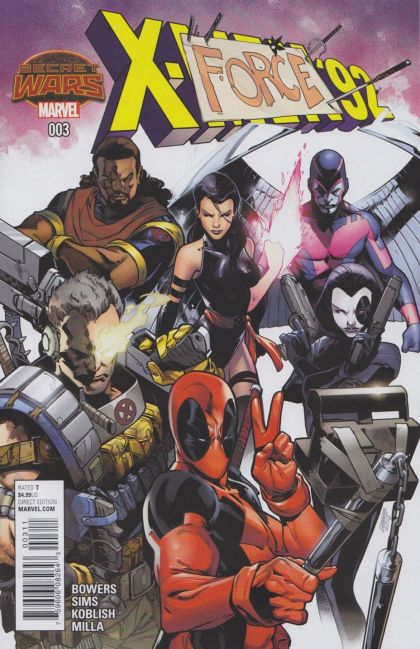 X-Men '92, Vol. 1 Secret Wars - Chapter Five: Head Games / Chapter Six: Ten out of Ten |  Issue#3A | Year:2015 | Series:  | Pub: Marvel Comics | Pepe Larraz Regular