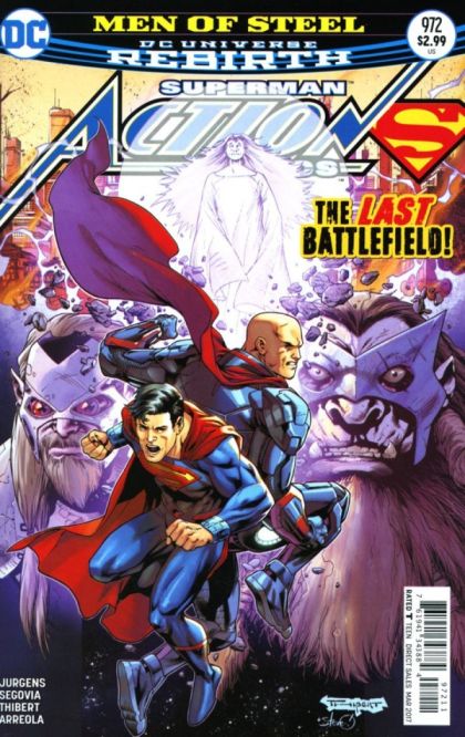 Action Comics, Vol. 3 Men of Steel, Conclusion |  Issue#972A | Year:2017 | Series: Superman | Pub: DC Comics | Steve Downer Regular