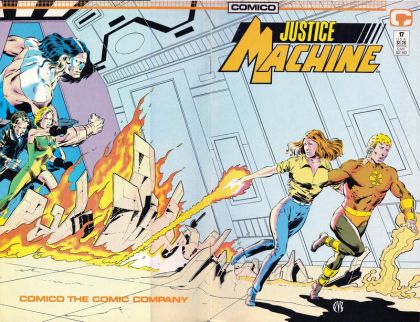 Justice Machine ...And Four To GO! |  Issue#17 | Year:1988 | Series: Justice Machine | Pub: Comico |