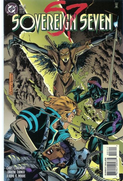 Sovereign Seven Costume Drama |  Issue#3A | Year:1995 | Series: Sovereign Seven | Pub: DC Comics | Direct Edition