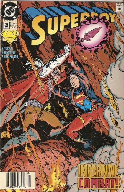 Superboy, Vol. 3 Remains of the Dead |  Issue#3B | Year:1994 | Series: Superboy | Pub: DC Comics | Newsstand Edition