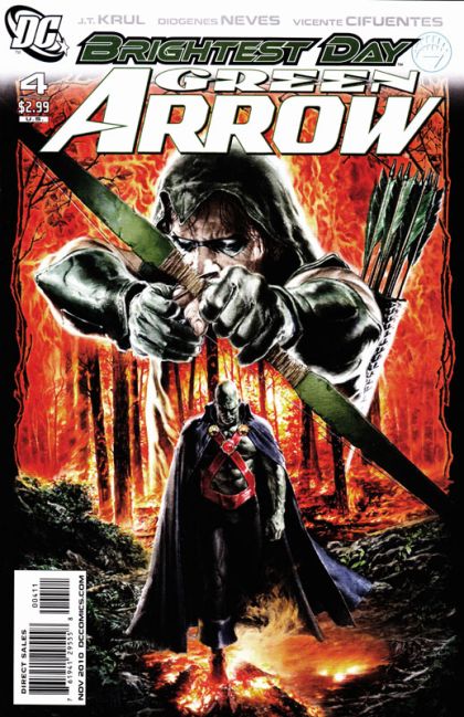 Green Arrow, Vol. 4 Brightest Day - Strangers in the Night |  Issue#4A | Year:2010 | Series: Green Arrow | Pub: DC Comics | Mauro Cascioli Regular Cover