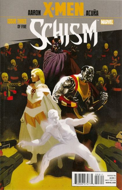 X-Men: Schism Schism - Schism, Part Three |  Issue#3A | Year:2011 | Series: X-Men | Pub: Marvel Comics | Daniel Acuna Regular Cover
