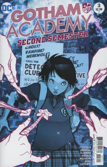 Gotham Academy: Second Semester Part Three |  Issue#3A | Year:2016 | Series:  | Pub: DC Comics | Regular Karl Kerschl Cover