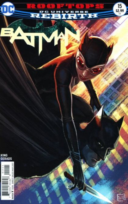 Batman, Vol. 3 Rooftops |  Issue#15A | Year:2017 | Series: Batman | Pub: DC Comics | Stephanie Hans Regular