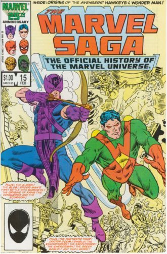 The Marvel Saga  |  Issue#15A | Year:1986 | Series:  | Pub: Marvel Comics | Direct Edition