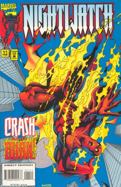 Nightwatch Down To Earth |  Issue#11A | Year:1995 | Series:  | Pub: Marvel Comics | Direct Edition