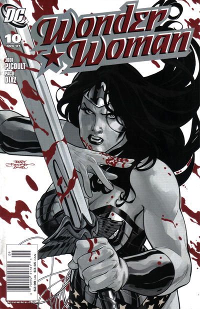 Wonder Woman, Vol. 3 Amazons Attack! - Love and Murder, Part 5 |  Issue#10B | Year:2007 | Series: Wonder Woman | Pub: DC Comics | Terry	Dodson Newsstand