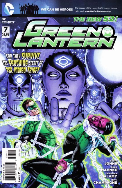 Green Lantern, Vol. 5 The Secret of the Indigo Tribe, Part One |  Issue#7A | Year:2012 | Series: Green Lantern | Pub: DC Comics | Doug Mahnke Regular