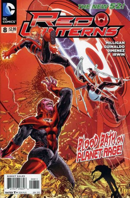 Red Lanterns Death on Ysmault |  Issue#8 | Year:2012 | Series:  | Pub: DC Comics |