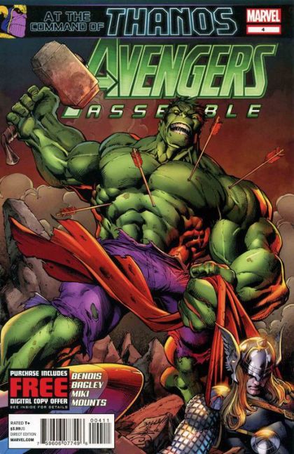 Avengers Assemble, Vol. 2 (2012)  |  Issue#4A | Year:2012 | Series: Avengers | Pub: Marvel Comics | Mark Bagley Regular Cover
