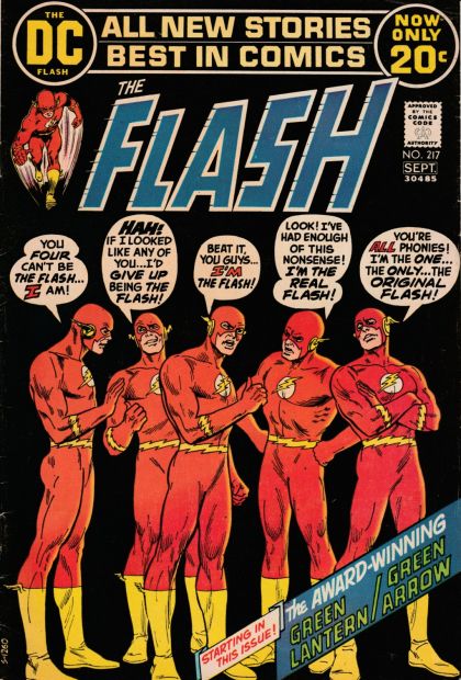Flash, Vol. 1 Flash Times Five Is Fatal / The Killing of an Archer |  Issue#217 | Year:1972 | Series: Flash | Pub: DC Comics |