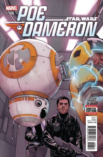 Poe Dameron Lockdown, Part 6 |  Issue#6A | Year:2016 | Series: Star Wars | Pub: Marvel Comics | Regular Phil Noto Cover