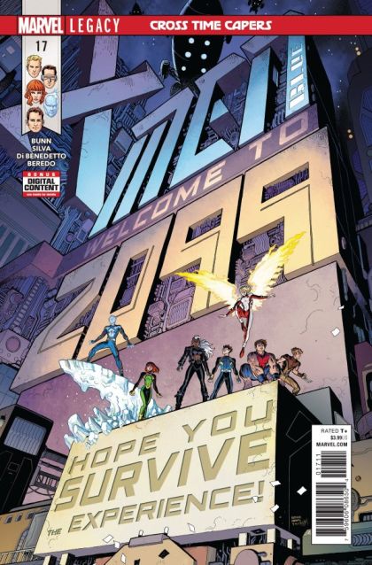 X-Men: Blue Cross Time Capers |  Issue#17 | Year:2017 | Series: X-Men | Pub: Marvel Comics | Arthur Adams Regular