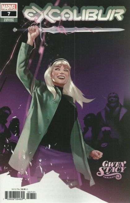 Excalibur, Vol. 4 Verse VII: The Unspeakable and the Uneatable |  Issue#7B | Year:2020 | Series: Excalibur | Pub: Marvel Comics | Variant Ben Oliver Gwen Stacy Cover