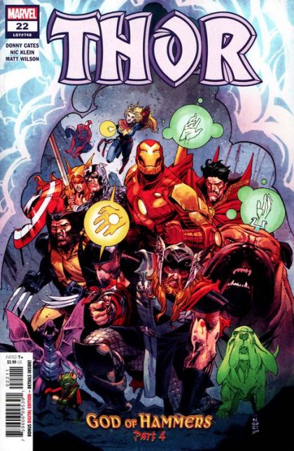Thor, Vol. 6 God of Hammers, Part Four Of Five |  Issue#22A | Year:2022 | Series:  | Pub: Marvel Comics | Regular Nic Klein Cover