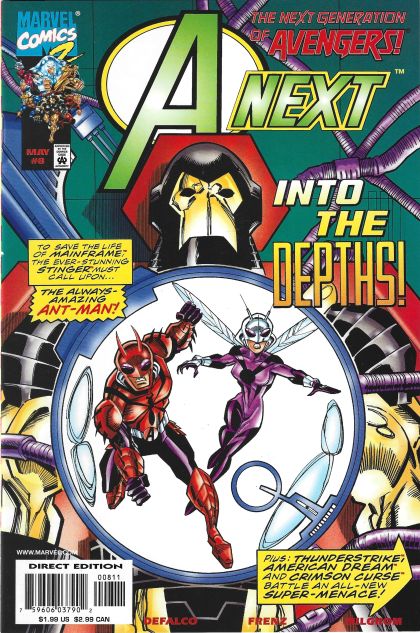 A-Next Into the Depths! |  Issue#8A | Year:1999 | Series: MC2 | Pub: Marvel Comics | Direct Edition
